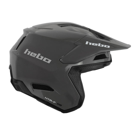 Casco trial Hebo Zone Pro monocolor - gris