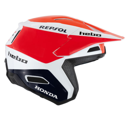 Casco trial Hebo Zone Pro Montesa Team - blanco