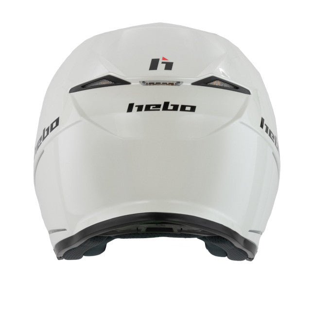 Casco trial Hebo Zone 5 monocolor - blanco