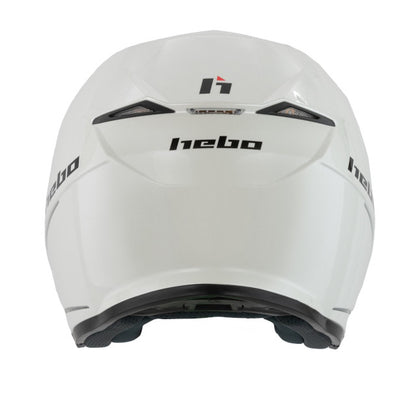 Casco trial Hebo Zone 5 monocolor - blanco