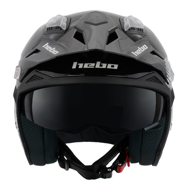 Casque Trial Hebo Zone 5 Type H - noir