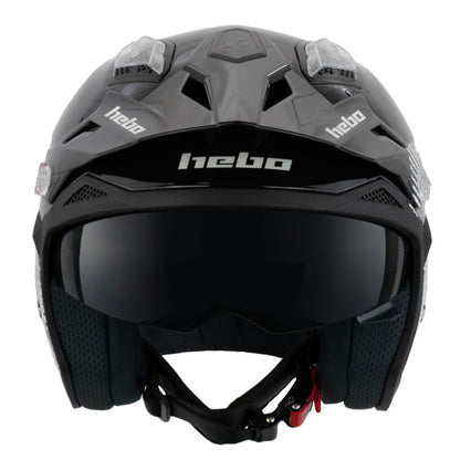 Casque Trial Hebo Zone 5 Type H - noir