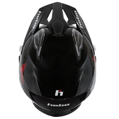 Casque Trial Hebo Zone 5 Type H - noir
