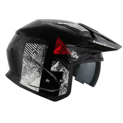 Casque Trial Hebo Zone 5 Type H - noir