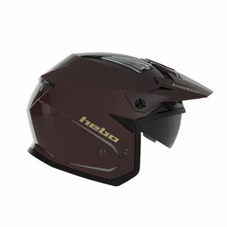 Casco trial Hebo Zone 5 Line - granate
