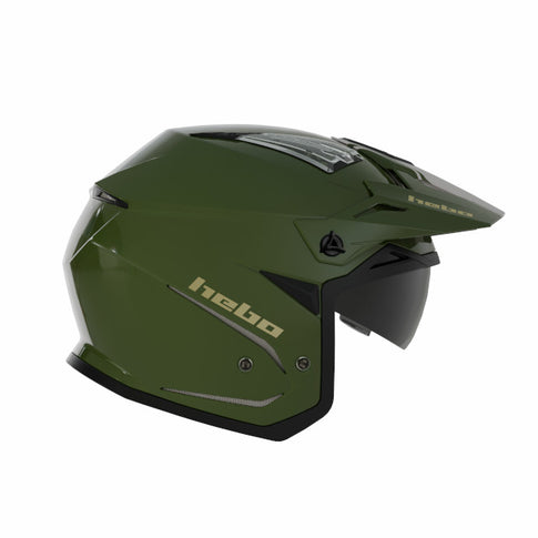 Casco trial Hebo Zone 5 Line - verde