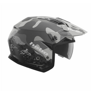 Casco trial Hebo Zone 5 camo - negro