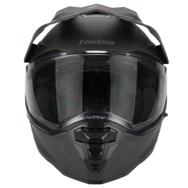 Casco cross Hebo XP22 Transam - titanio mate