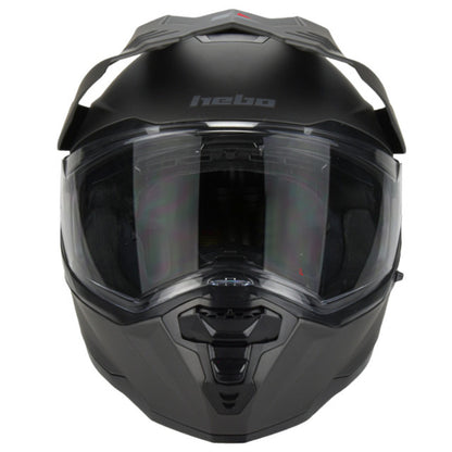 Casco cross Hebo XP22 Transam - titanio mate