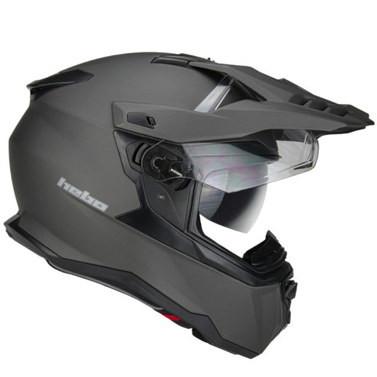 Casco cross Hebo XP22 Transam - titanio mate