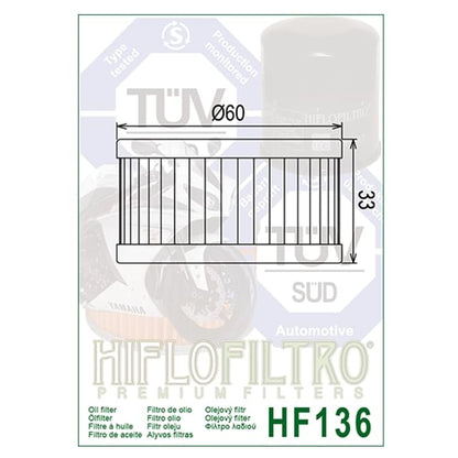 Filtro de aceite Beta Alp 4.0 03-08 Hiflofiltro