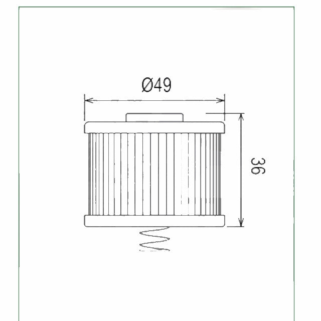 Filtro de aceite Bajaj / Yamaha Hiflofiltro