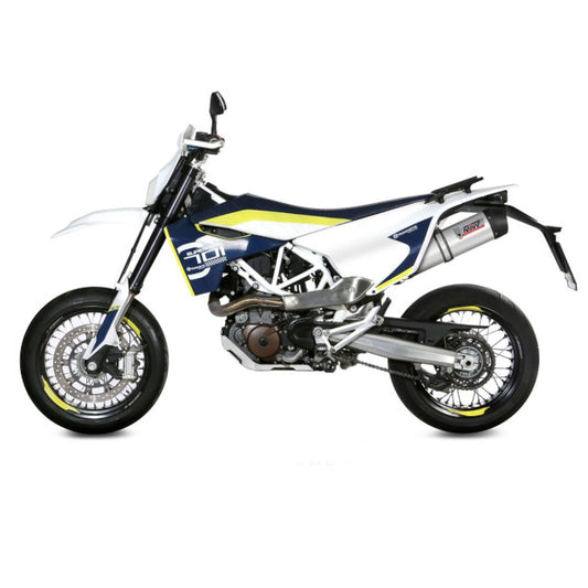 Exhaust Husqvarna 701 Enduro/Supermoto 17-20 Oval MiVV - Titanium Carbon Tip