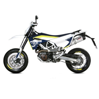 Exhaust Husqvarna 701 Enduro/Supermoto 17-20 Oval MiVV - Titanium Carbon Tip