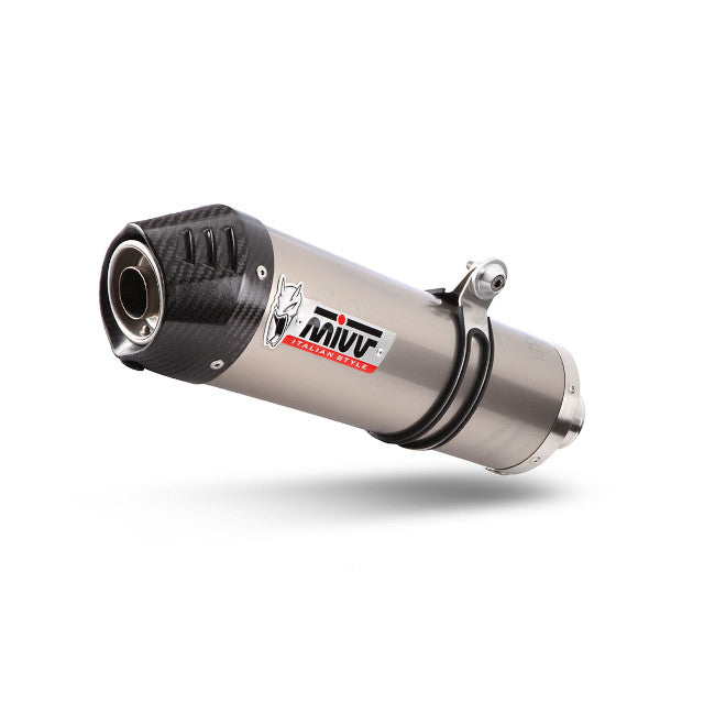 Exhaust Husqvarna 701 Enduro/Supermoto 17-20 Oval MiVV - Titanium Carbon Tip