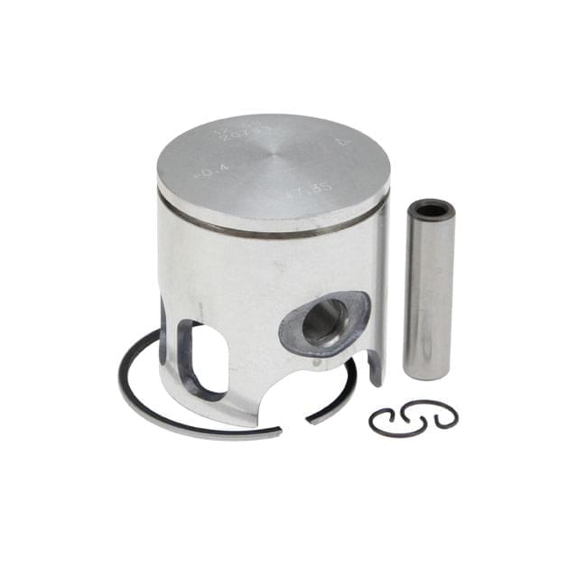 Pistón para cilindro Top Negro / Rosa  Minarelli Scooter 1 aro Vertex