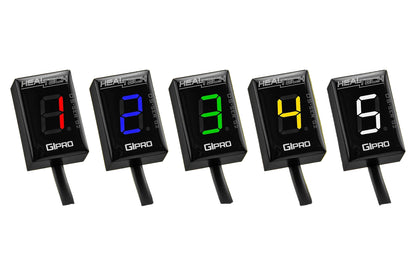 Indicador de marchas HealTech GIpro G2 GPDT-H01 para motos Honda, todas las versiones de color
