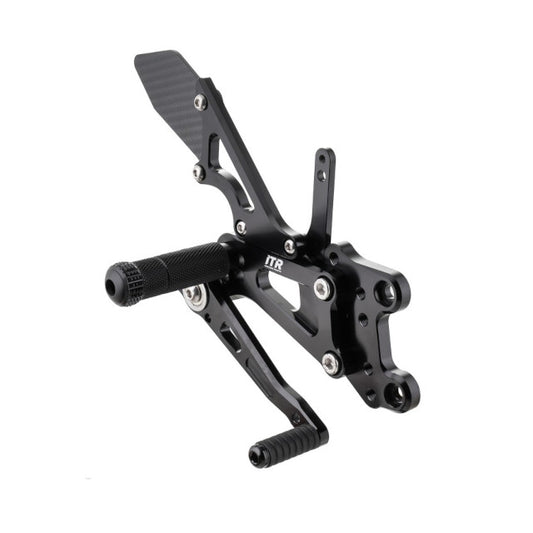 Foot rest multi-adjustable Honda CBR 1000 RR 04-07 / CBR 600 RR 03-06 ITR - black