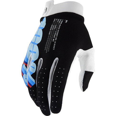 Guantes Motocross 100% Itrack System negro