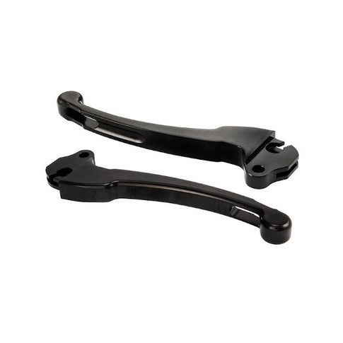 Black levers CNC Vespa Primavera/Super/SL/200/T5 SIP