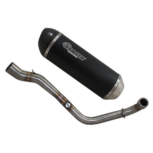 Exhaust Yamaha Majesty / Maxter 125 00-10 Carbon (CE) catalyzed J.Costa