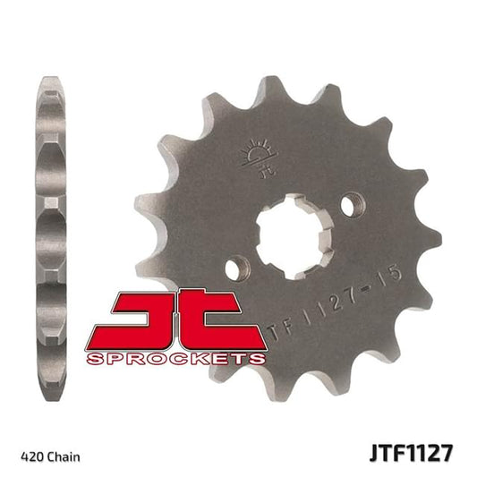 Piñon de acero con 14 dientes derbi senda JT JTF1127.14