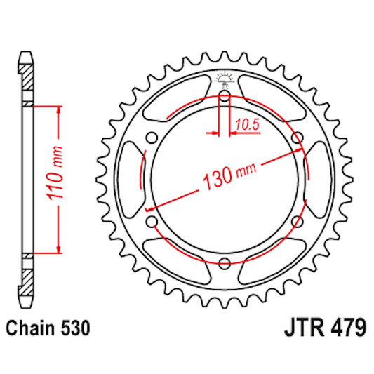 Corona Yamaha YZF-R1/ Suzuki GSX-R 1000 Z-43 JT JTR479.43
