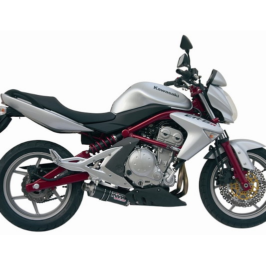 Escape MIVV Slip-On Oval Kawasaki ER-6N / F 05-11 - carbono