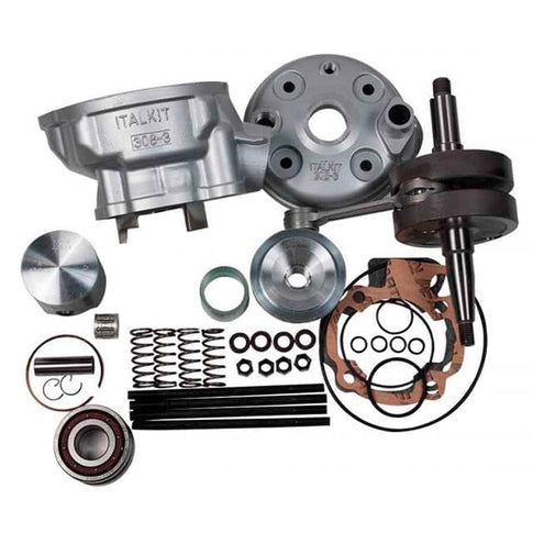 Cylinder and crankshaft kit Italkit 86cc Minarelli AM6 stroke 44mm