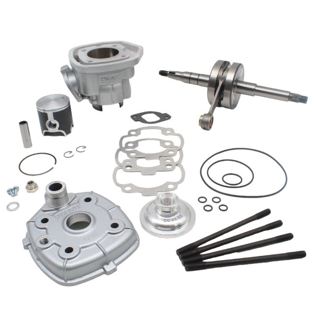 Kit cilindro y cigüeñal 74cc Minarelli Horizontal LC Italkit K.68.746.GM