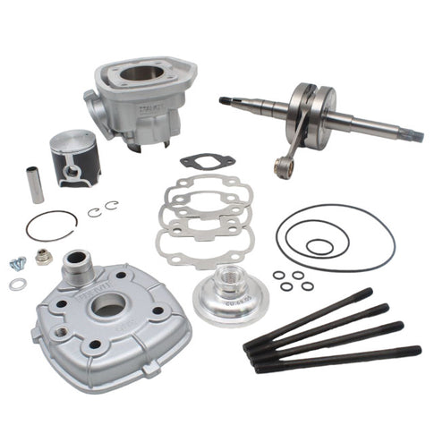Kit cilindro y cigüeñal 74cc Minarelli Horizontal LC Italkit K.68.746.GM