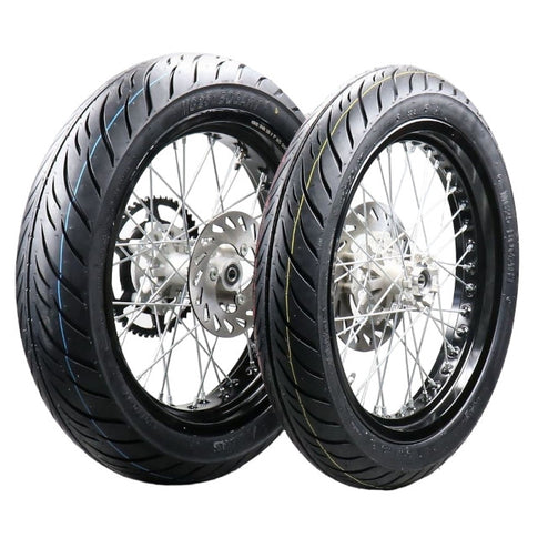 Kit ruedas completas 17" Rieju MRT 50 / Marathon 125 - negro 0/K00.115.0005