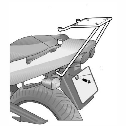 Fijaciones Top Master Kawa ZR7-7S Shad K0ZR71ST