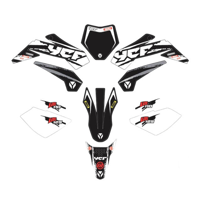 Kit de adhesivos completo YCF Lite F125 2023 KD125L2023