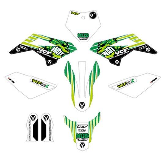 Kit de adhesivos completo YCF W50E 2022 KD50E2022