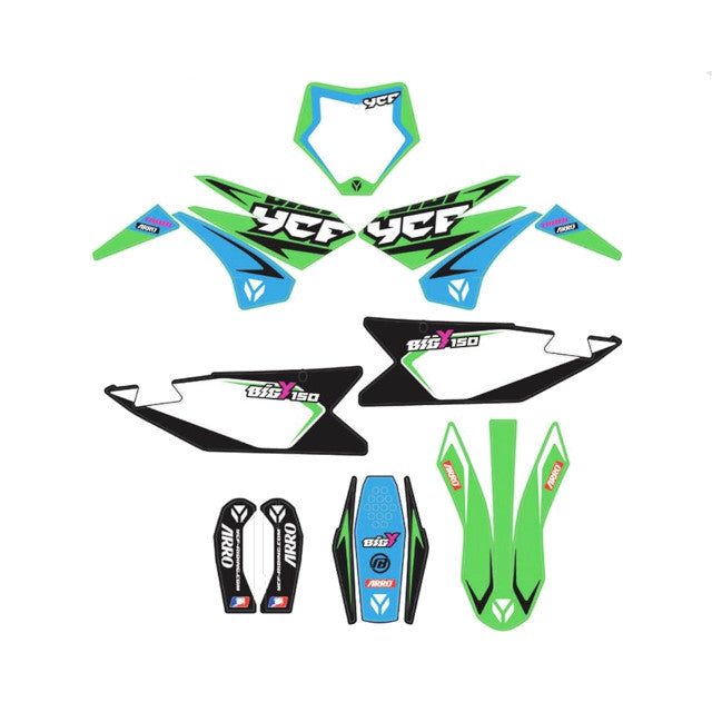 Kit de adhesivos completo YCF Bigy 150 MX 2023 KDBIGY15023