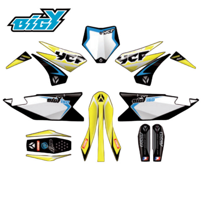 Kit de adhesivos completo YCF Bigy 150 MX 2024 KDBIGY15024