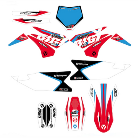 Kit de adhesivos completo YCF Bigy F150E 2022 KDBIGYF150E022