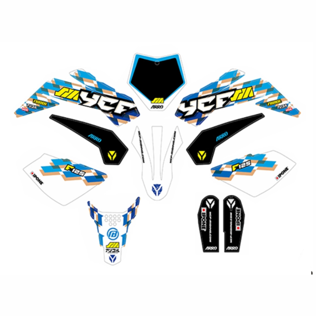 Kit de adhesivos completo YCF SM F125S 2022 KDSM1252022
