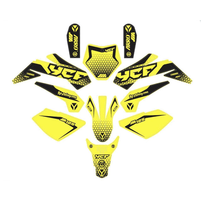 Kit de adhesivos completo YCF SM F125S 2023 KDSM1252023