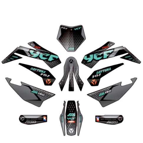 Kit de adhesivos completo YCF SM F190 2024 KDSM1902024