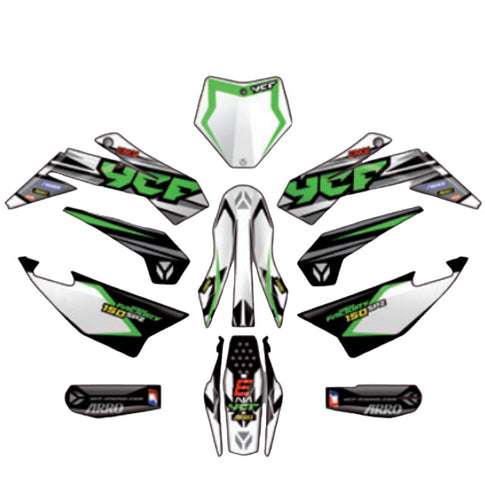 Kit de adhesivos completo YCF SP2 2024 KDSP22024