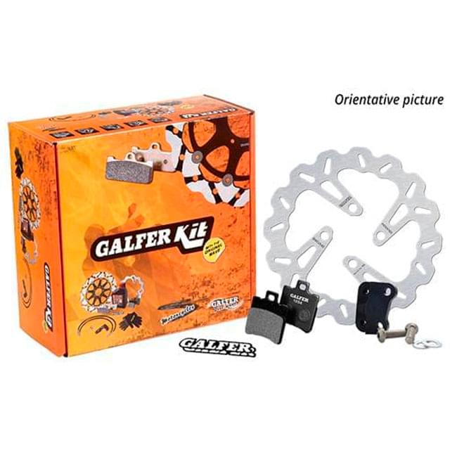 Kit discos de freno oversize delantero y trasero Yamaha T-Max 530 >2015 Galfer KG495BFS