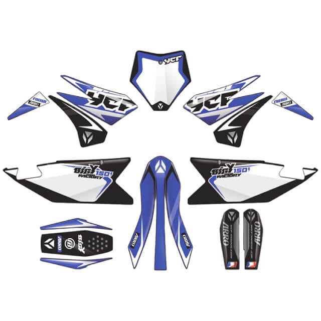 Kit de adhesivos completo YCF Bigy F150 MX-E XL 2024 KDBIGYF150E24XL