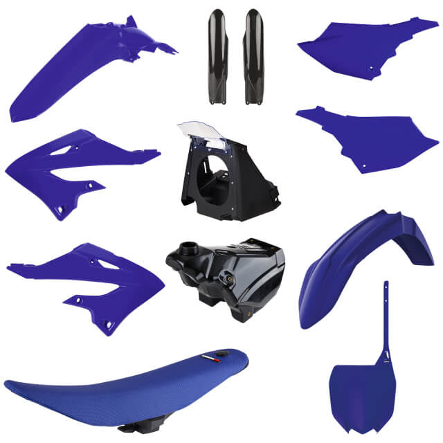 Kit de plásticos Restyling Yamaha YZ 125/250 02-21 Polisport - Azul 91571