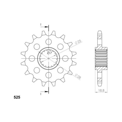 Kit de transmissão BMW F 800 GS 08-17 Supersprox - DID