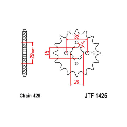 Suzuki RV 125 Vanvan 07-13 transmission kit 14x49Z 428 VX 134 links D.I.D - steel
