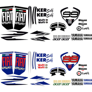 Yamaha Jog R/RR fiat Lorenzo sticker kit