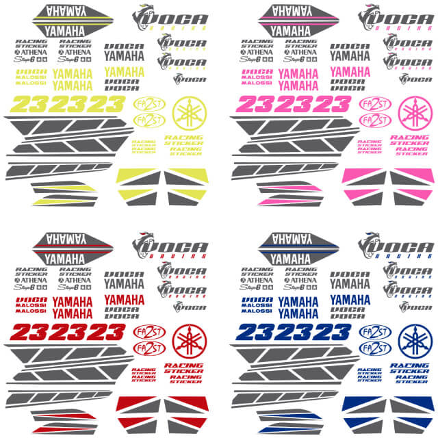 Kit de autocolantes Yamaha Jog R/RR Voca