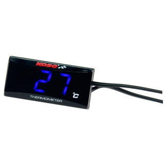 Koso Super Slim temperature gauge - blue